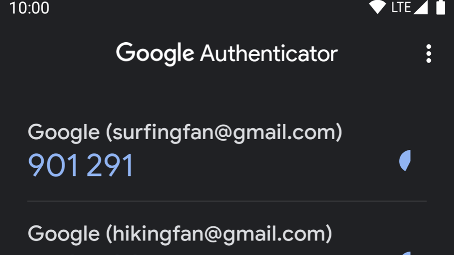 third time lucky how i conquered wordpress third times a charm wordfence google authenticator app with a list of added website